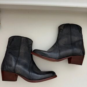 Free People New Frontier Western Boot Navy Size 20 (40). Western Boho